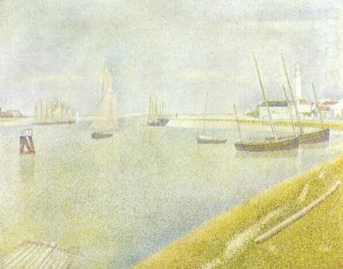 Der Kanal von Gravelines, Georges Seurat